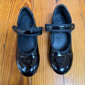 Black Danskin Tap Shoes with Velcro strap